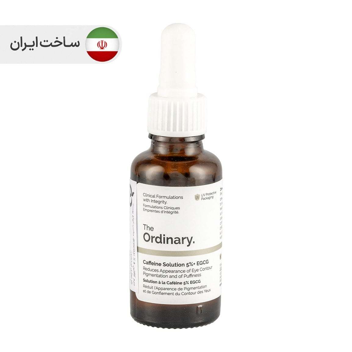 سرم دور چشم کافئین سولوشن 5% حجم 30 میلی لیتر
