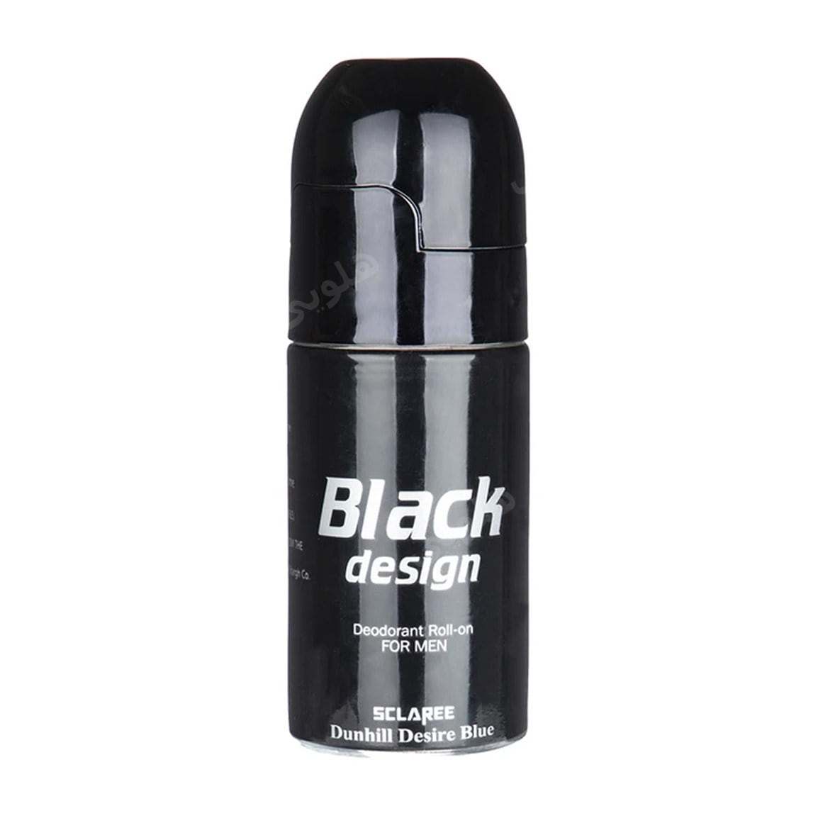 مام رول مردانه مدل Black Design حجم 60 میلی لیتر