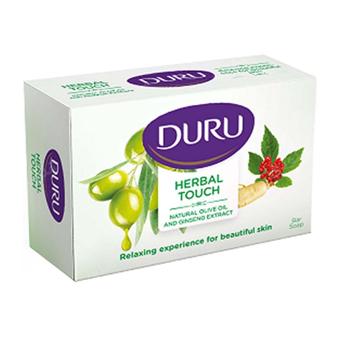 صابون با عصاره روغن زیتون و جینسینگ حجم 120 گرم