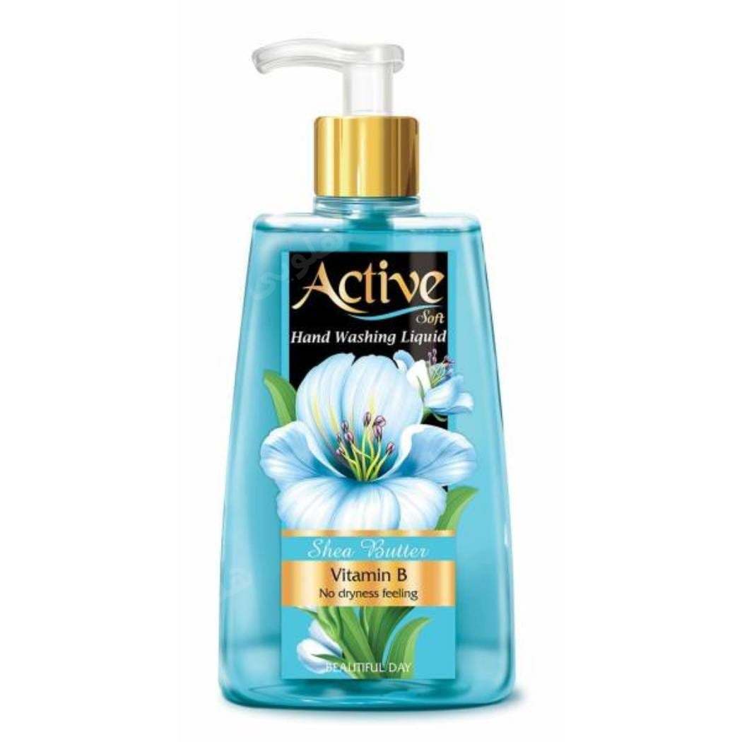 مایع دستشویی شفاف آبی 450 گرمی
