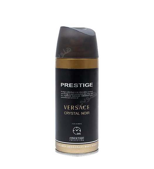اسپری بدن زنانه Versace Crystal Noir حجم 150میل