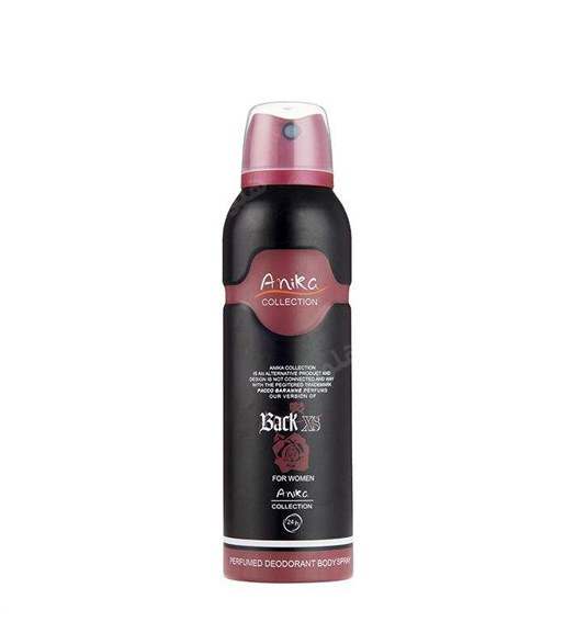 اسپری بدن زنانه Black Xs حجم 200میل
