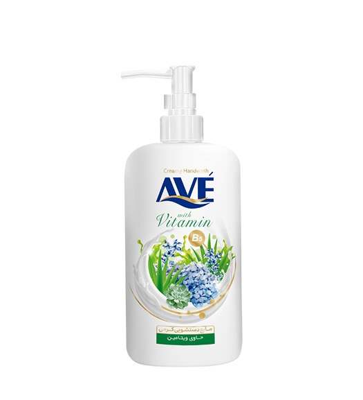 مایع دستشویی کرمی حاوی ویتامین B5 آبی 450گرمی
