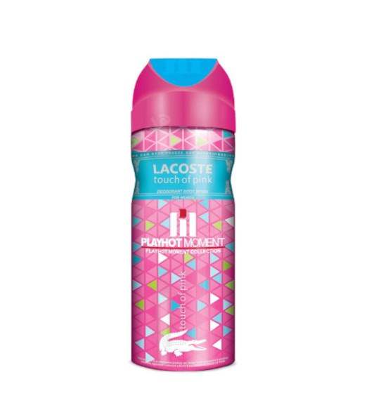اسپری دئودورانت زنانه Lacoste Touch Of Pink 2 حجم 200میل