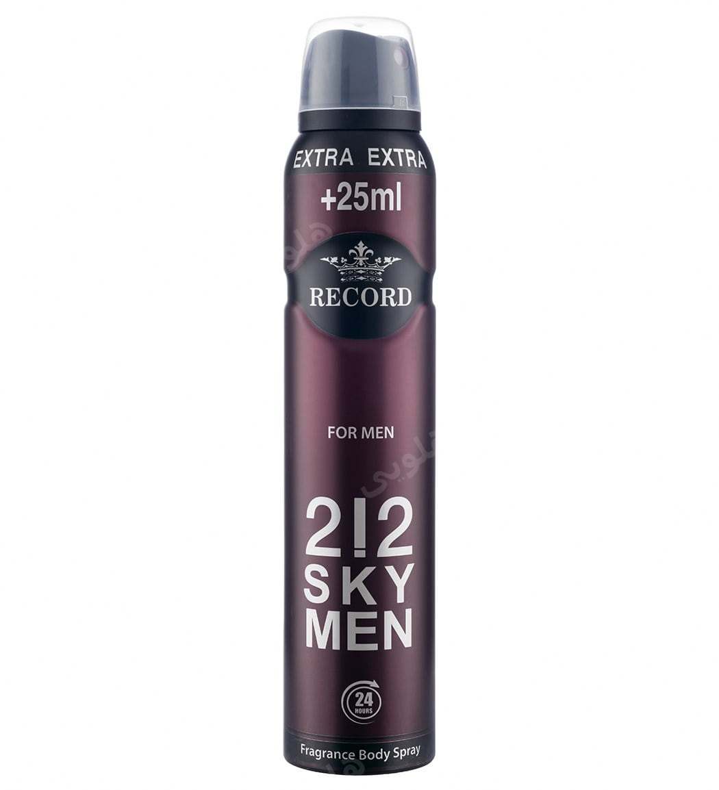 اسپری دئودورانت مردانه 212sky حجم 225میل