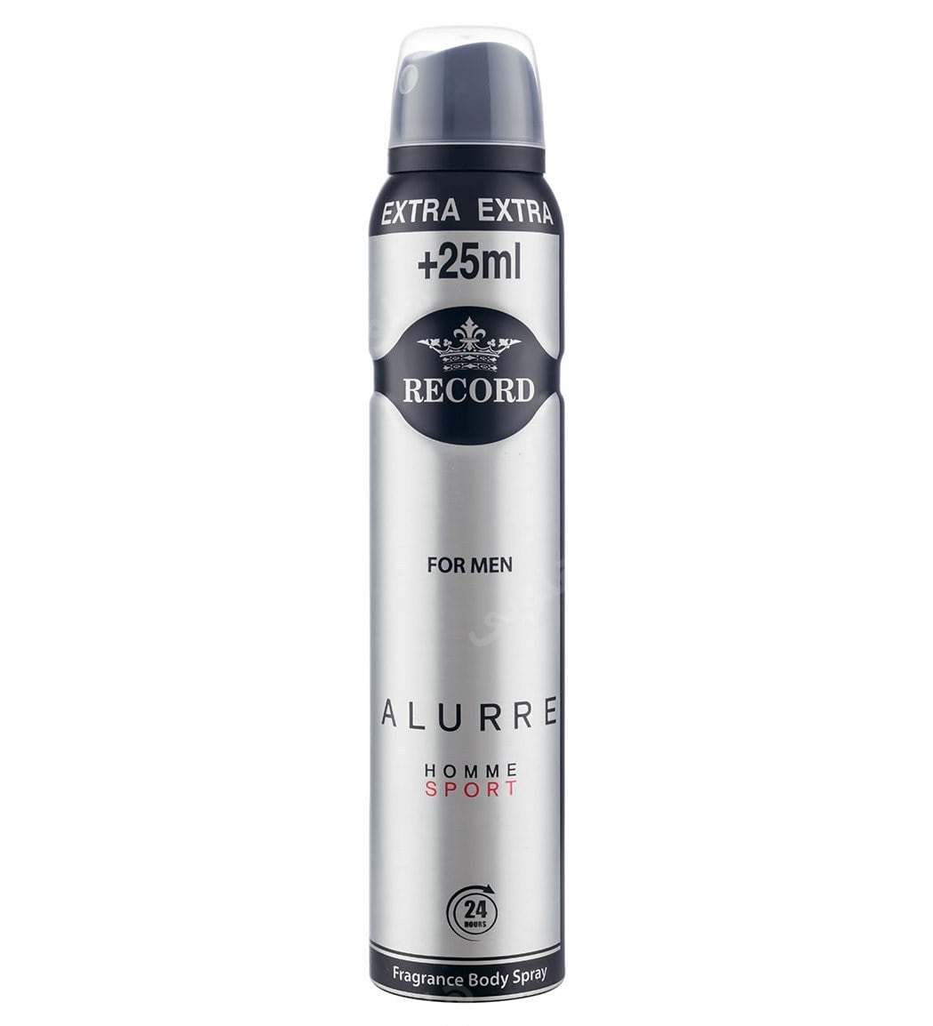 اسپری دئودورانت مردانه Alurre Homme Sport حجم 225میل
