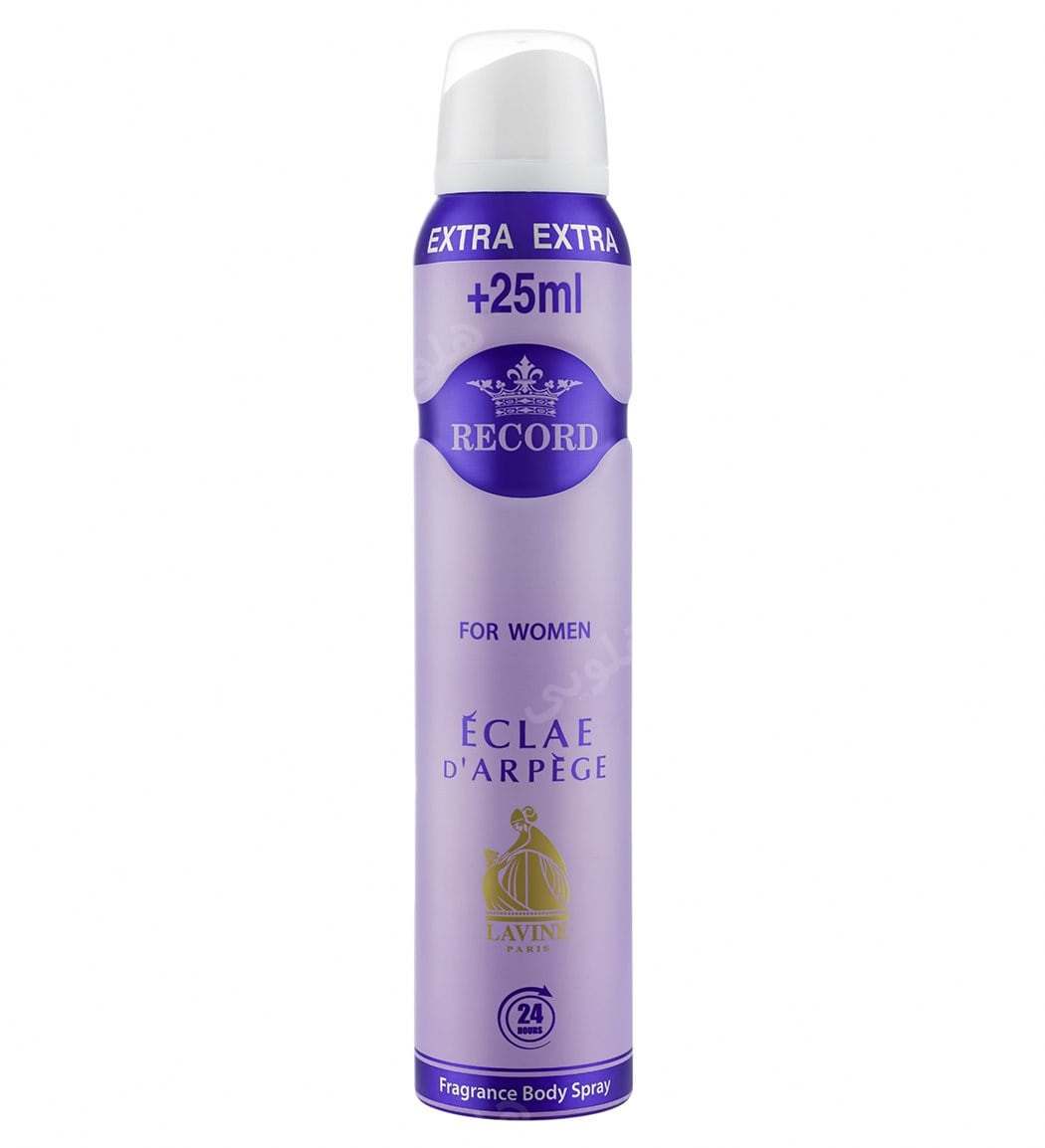 اسپری دئودورانت زنانه Eclae حجم 225میل