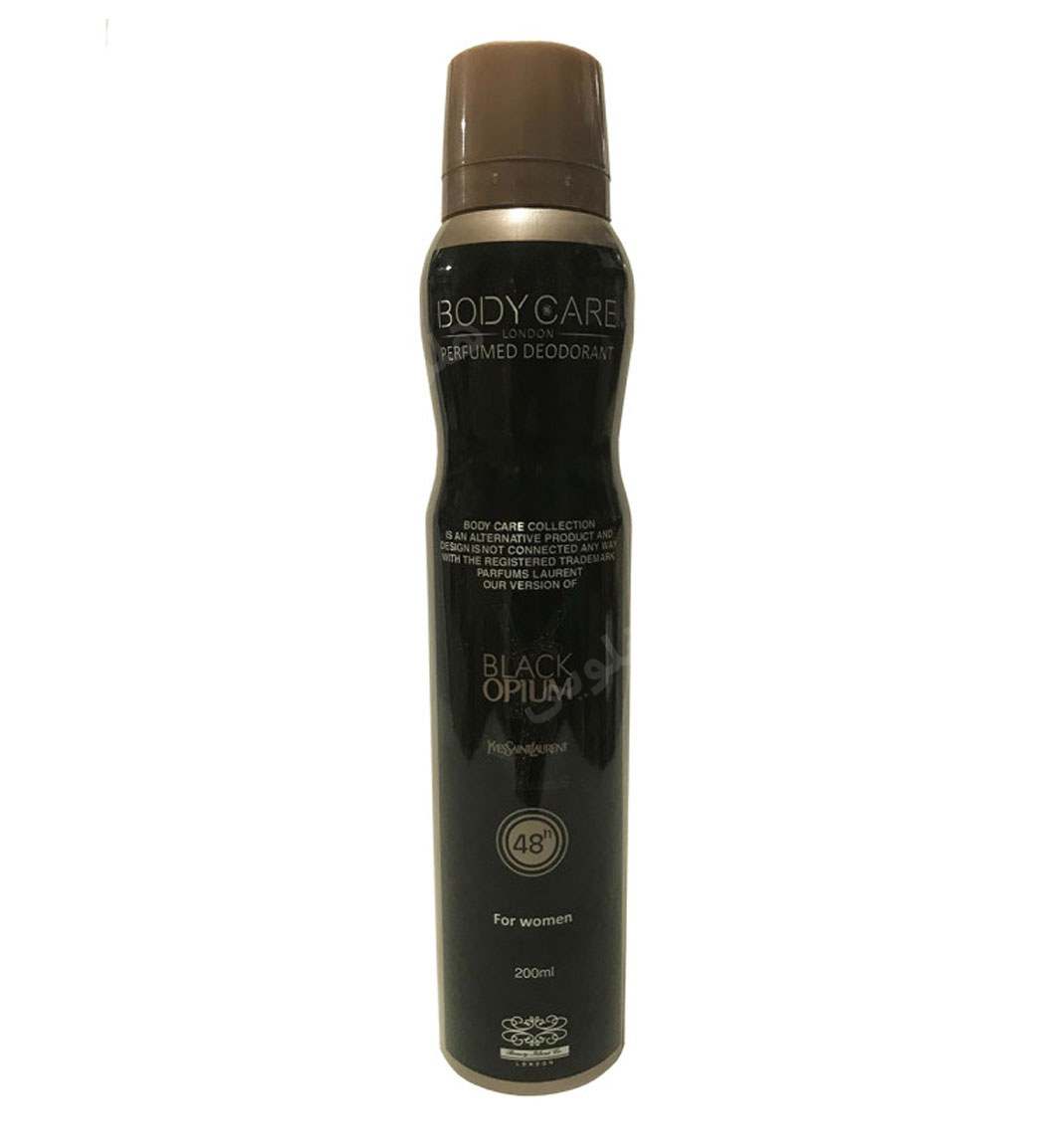 اسپری دئودورانت زنانه مدل Black Opium حجم 200 میل