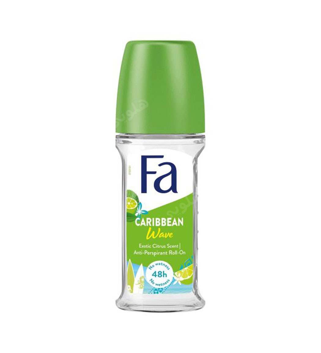 رول دئودورانت زنانه مدل Caribbean Lemon حجم 50 میل