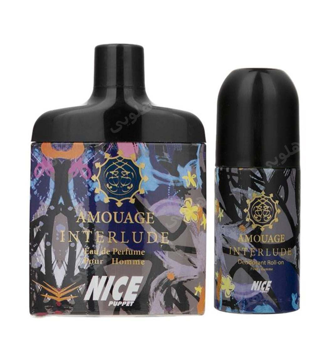 ست ادو پرفیوم مردانه مدل Amouage Interlude حجم 82 میل