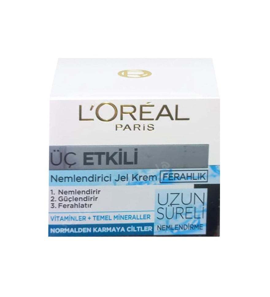 ژل کرم آبرسان مدل Triple Active مناسب انوع پوست حجم 50 میل