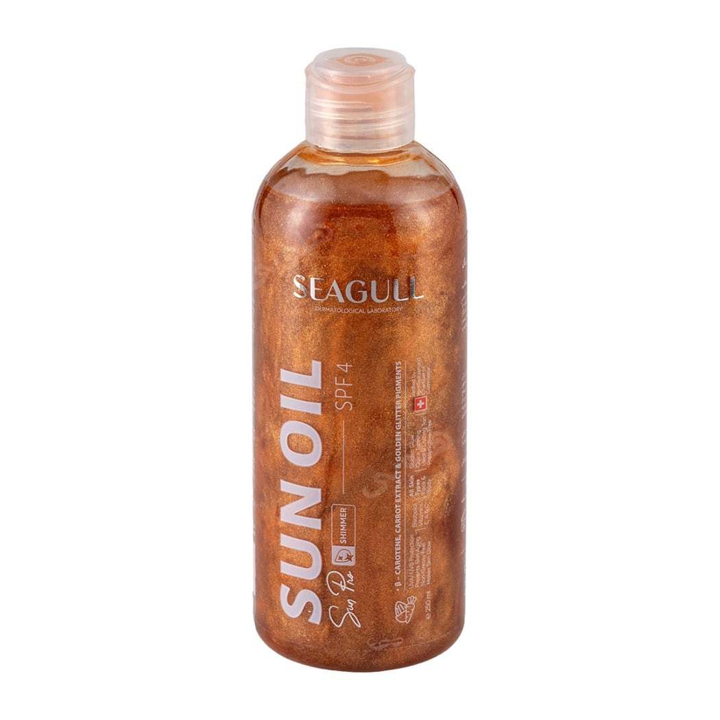 روغن برنزه کننده مدل Shine با SPF4 حجم 250 میلی لیتر