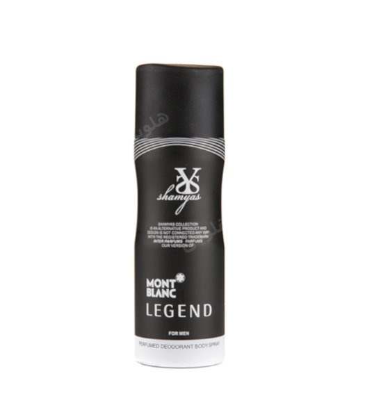 دئودورانت مردانه Mont Blanc Legend حجم 200میل