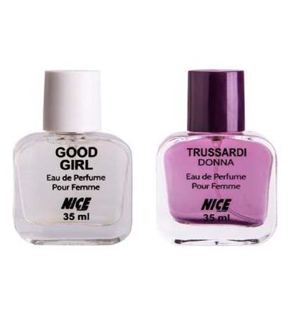 2 عدد عطر جیبی زنانه مدل Good Girl و Trussardi Donna  35 حجم 50 میل