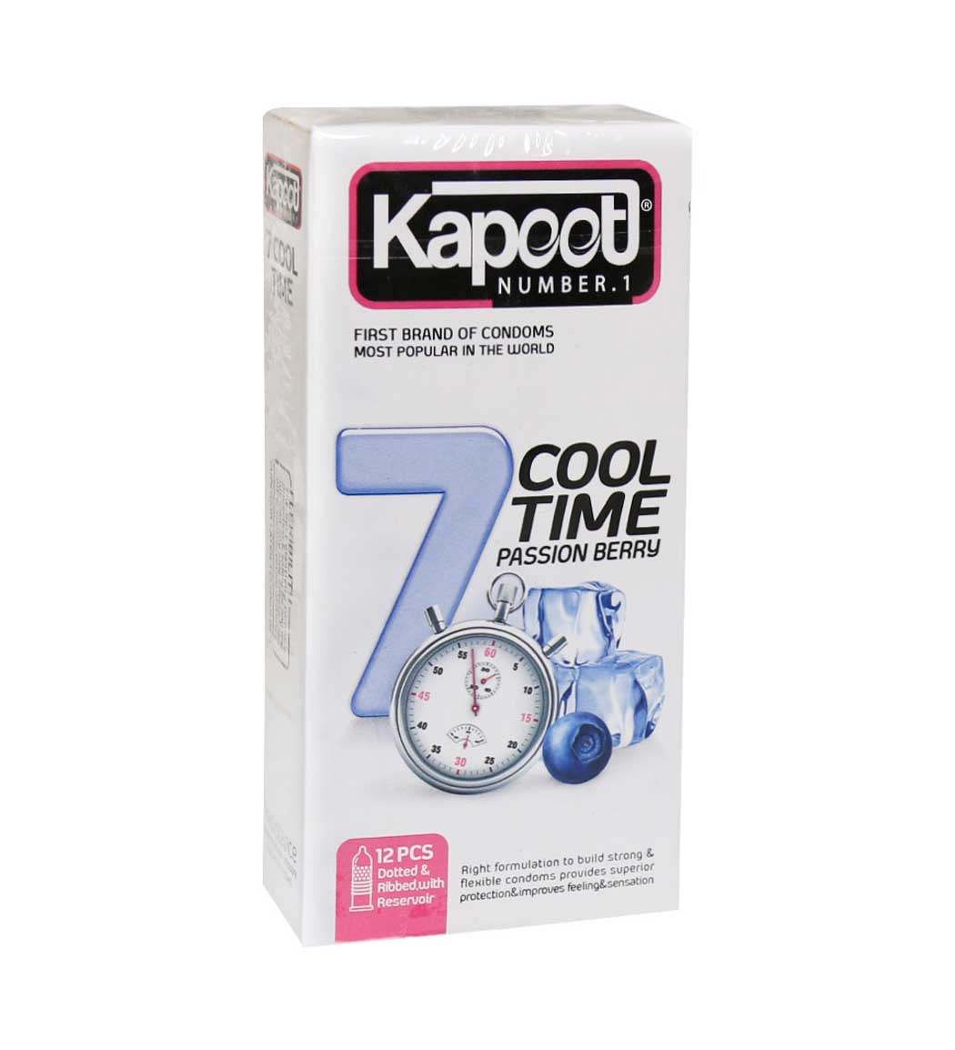 کاندوم مدل 7Cool Time بسته 12 عددی