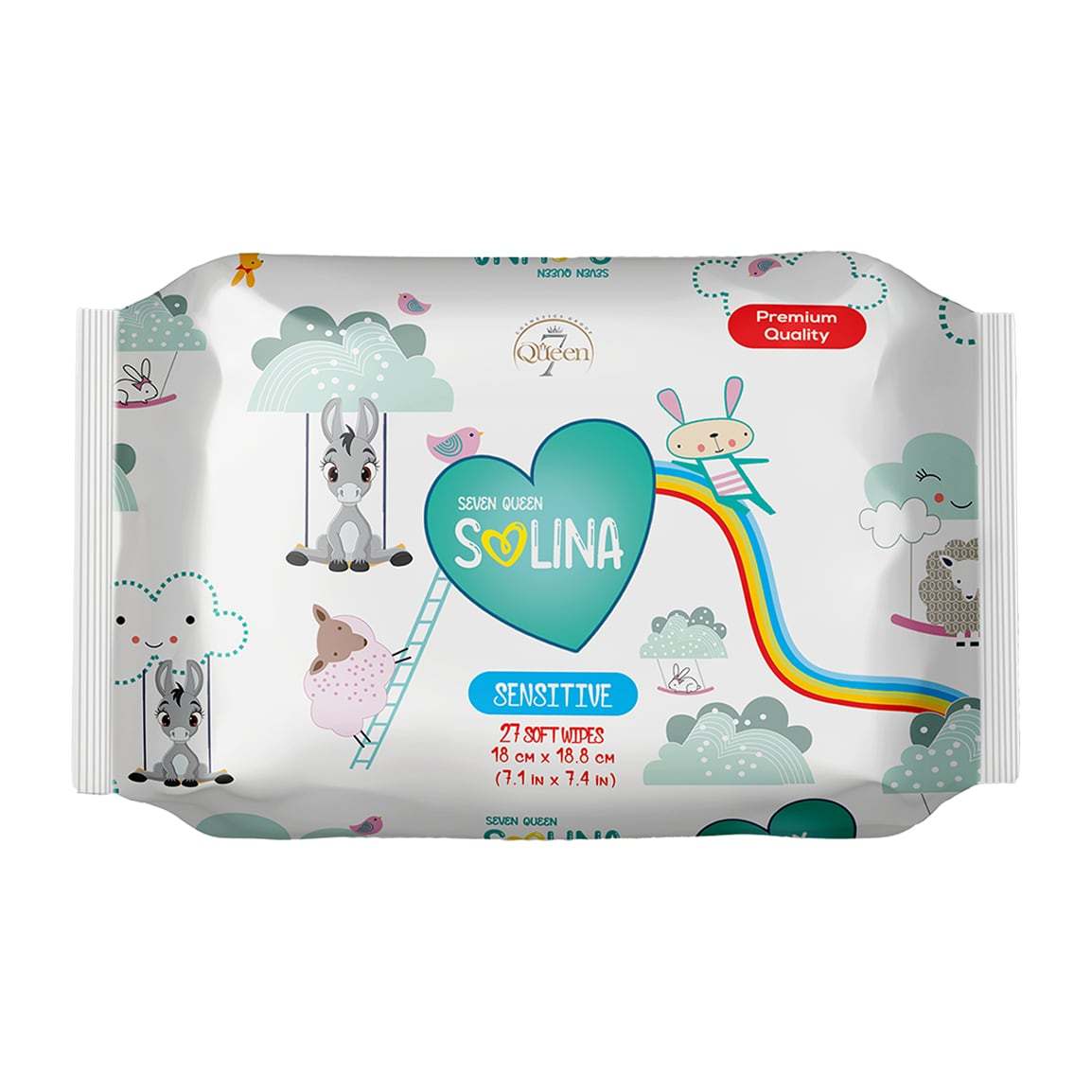 دستمال مرطوب کودک مدل Premium Quality بسته 27عددی