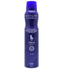 اسپری خوشبو کننده بدن مردانه مدل Polo Blue حجم 200میل