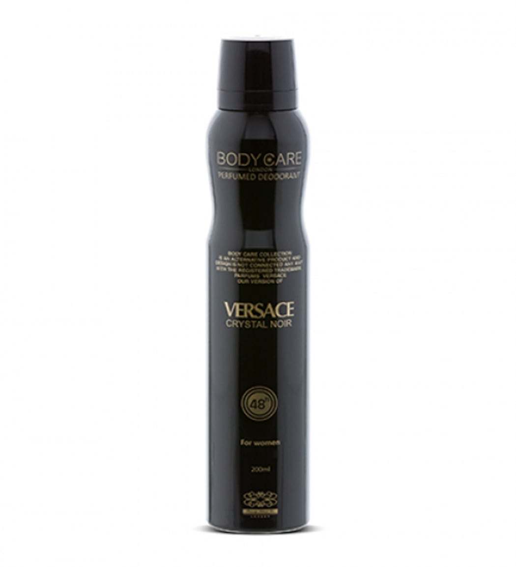 اسپری خوشبو کننده بدن زنانه مدل Versace Crystal Noir حجم 200میل