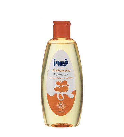 روغن بدن کودک حاوی ویتامین E حجم 200میل
