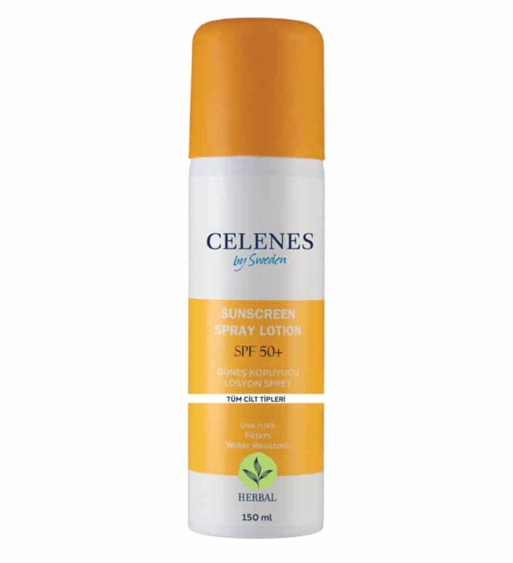 لوسیون اسپری ضد آفتاب گیاهی spf50 انواع پوست