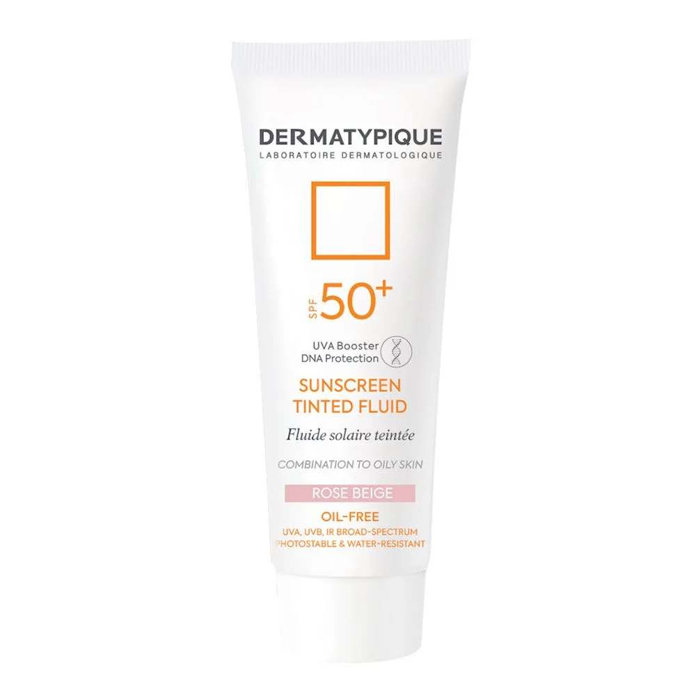 ضد آفتاب رنگی فلویید پوست مختلط و چرب +SPF50 رز بژ درماتیپیک