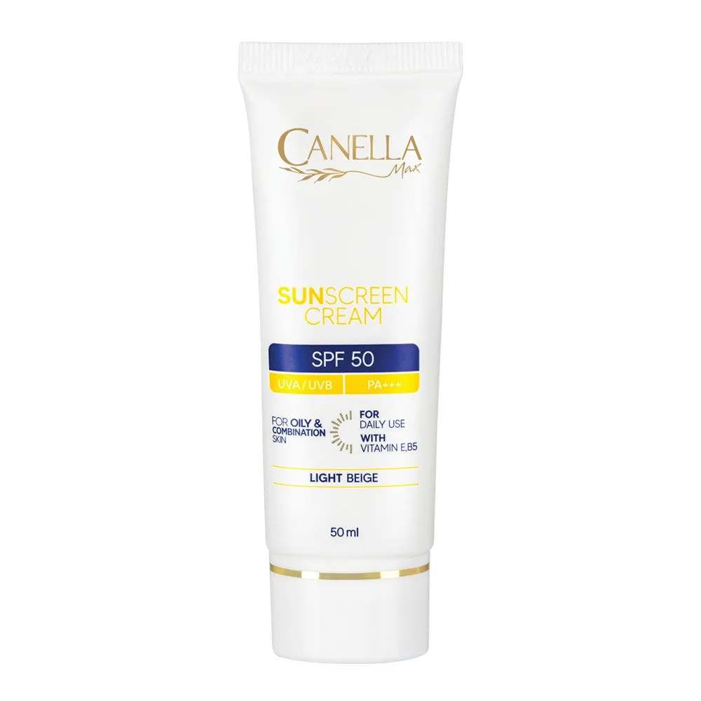 ضد آفتاب رنگی روشن مناسب پوست چرب SPF50 لایت کنلامکس