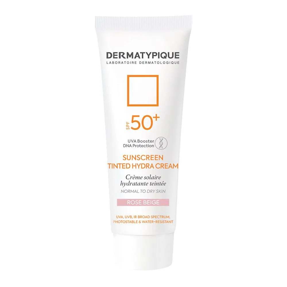 ضد آفتاب رنگی هیدرا پوست خشک +SPF50 رز بژ درماتیپیک
