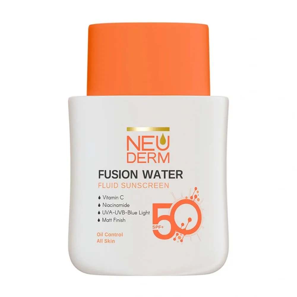ضد آفتاب فلوئید فیوژن واتر نئودرم SPF50 بی رنگ نئودرم