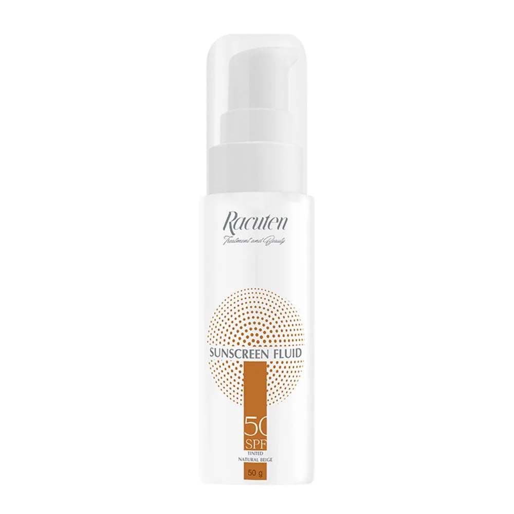 ضد آفتاب فلوئید رنگی SPF50 بژ طبیعی راکوتن