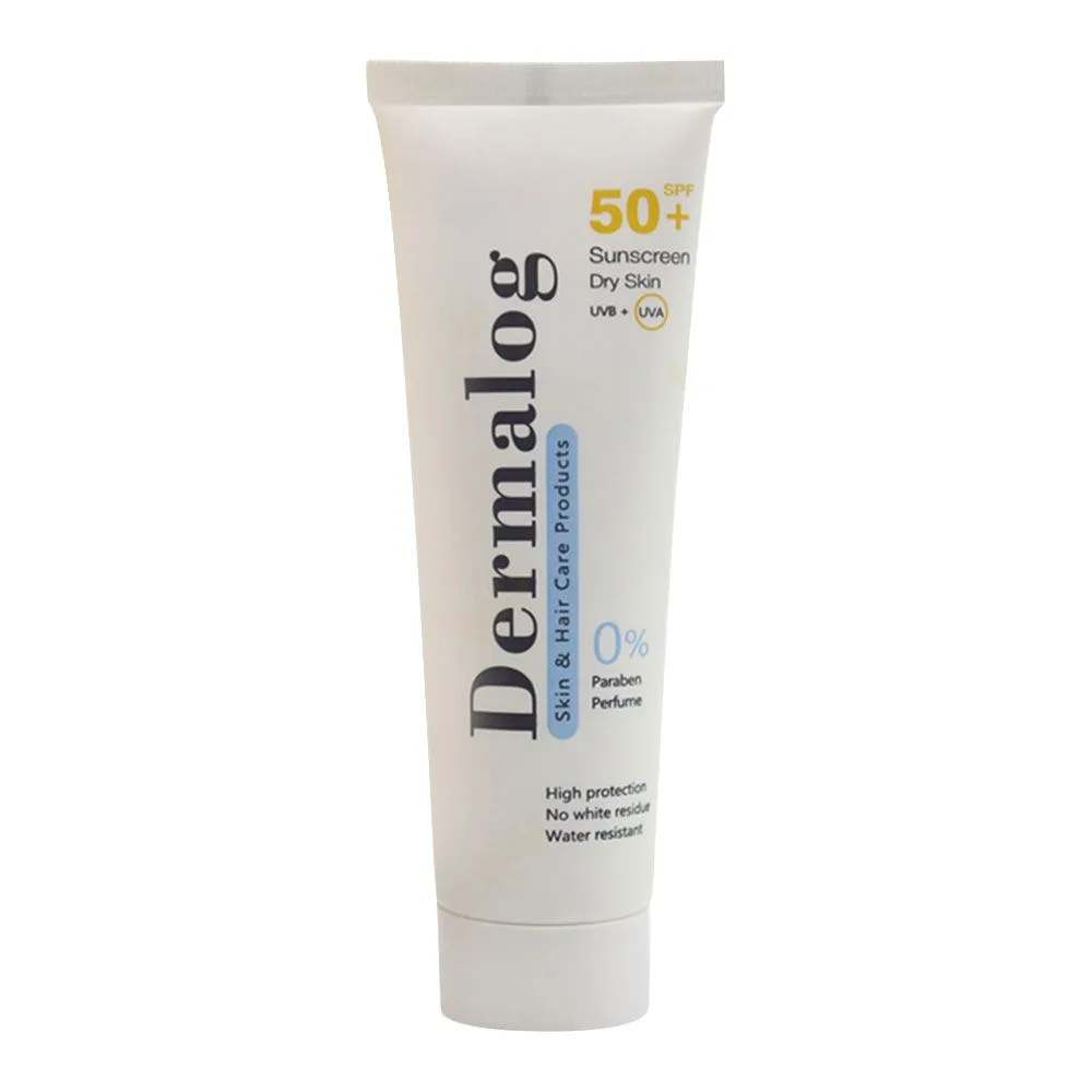 ضد آفتاب بی رنگ پوست خشک spf 50 درمالوگ