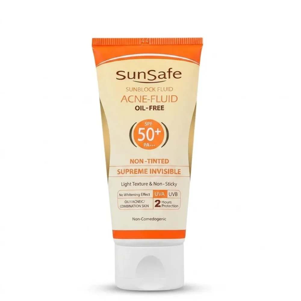 ضدآفتاب فلوئیدی سان سیف مدل Acne-Fluid حجم 50میل