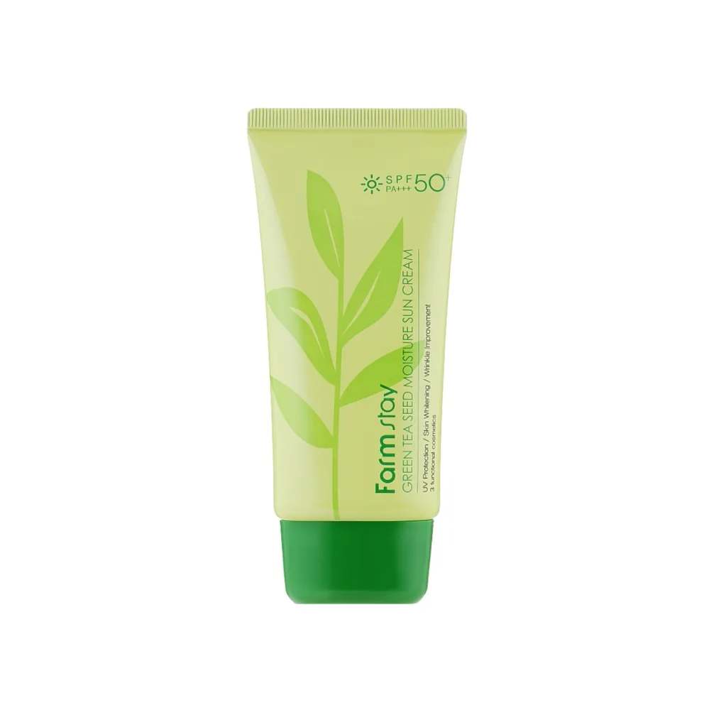 ضدآفتاب فارم استی مدل Green Tea Seed Moisture حجم 70گرم Farm Stay