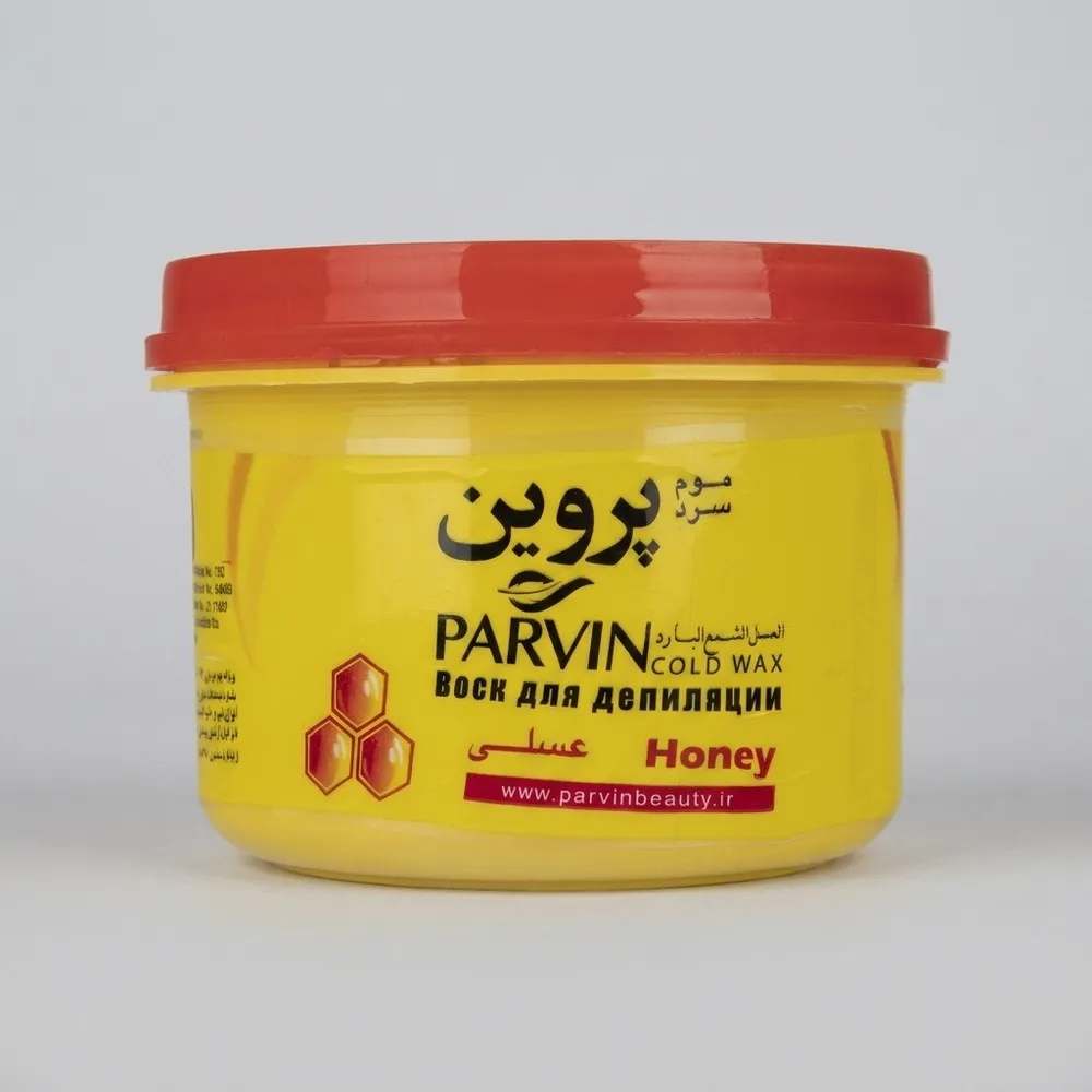 موم سرد پروین مدل Honey حجم 750 گرم