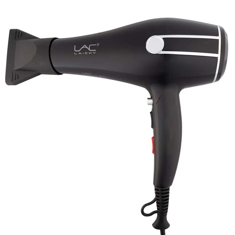 سشوار حرفه‌ای 2200 وات لایچی مدل L-9050، موتور AC، وزن 990 گرم، المنت فلز، دارای سری متمرکز‌کننده باریک با ویژگی صاف‌کنندگی، با قابلیت باد سرد لاک لایچی