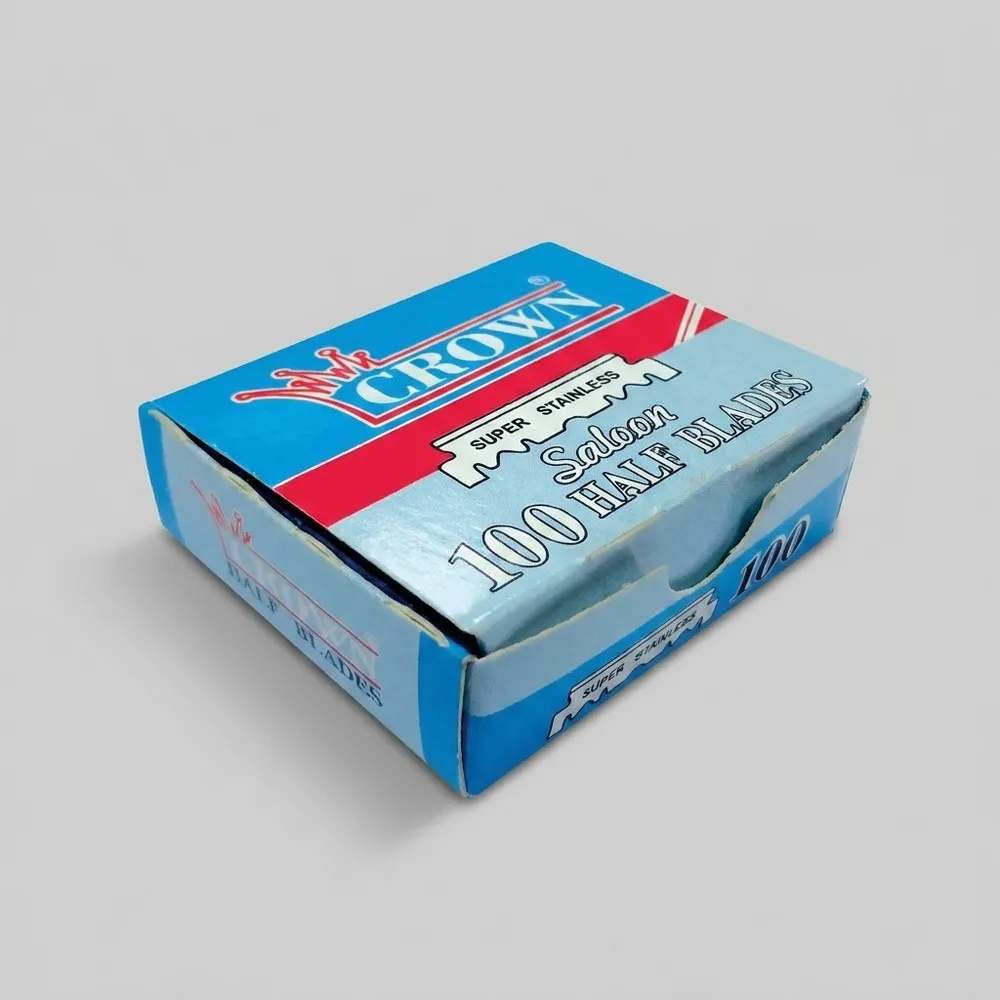 تیغ یدک کرون مدل Saloon بسته 100 عددی
