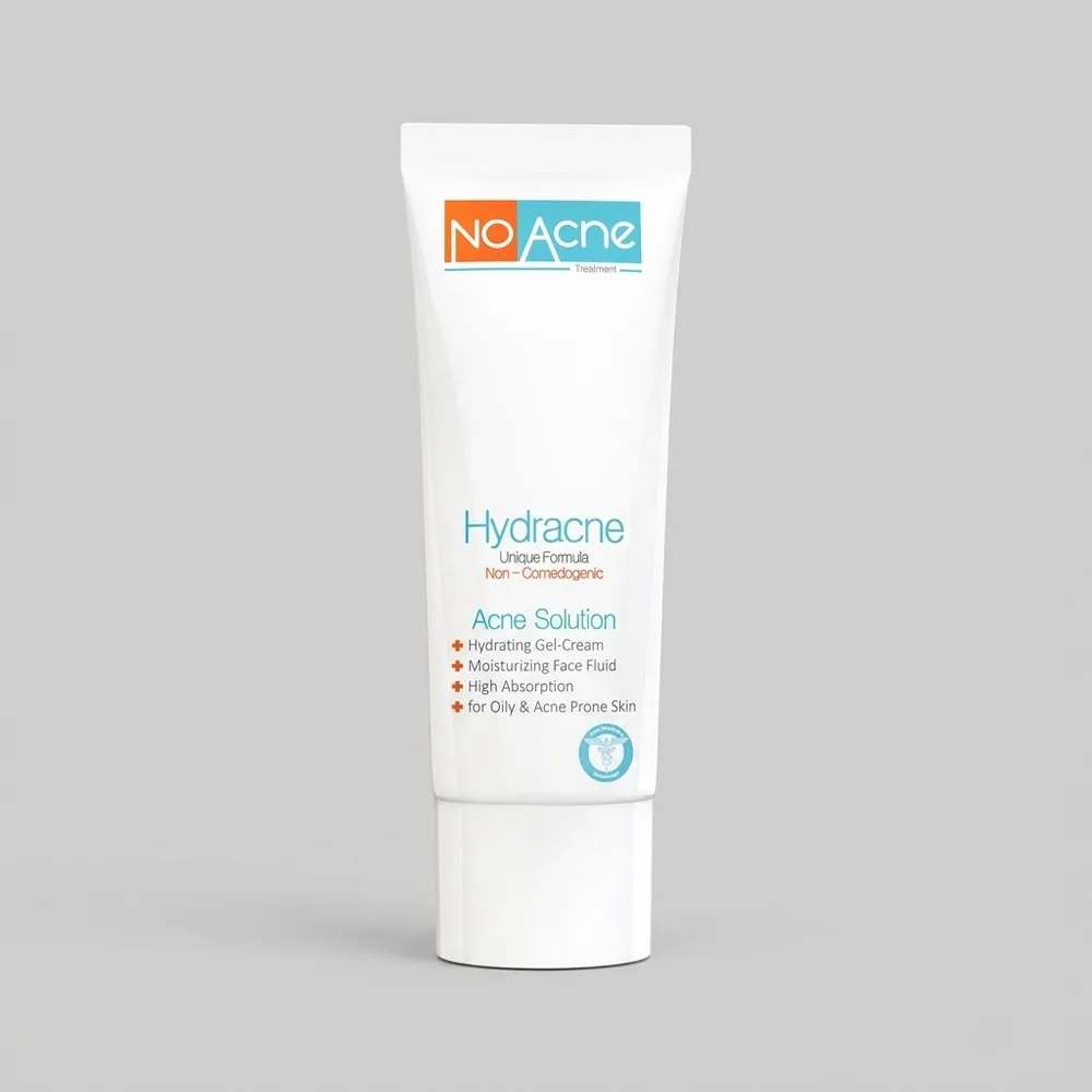 ژل کرم آبرسان صورت نو آکنه مدل Hydracne مناسب پوست های چرب حجم 40 میلی لیتر