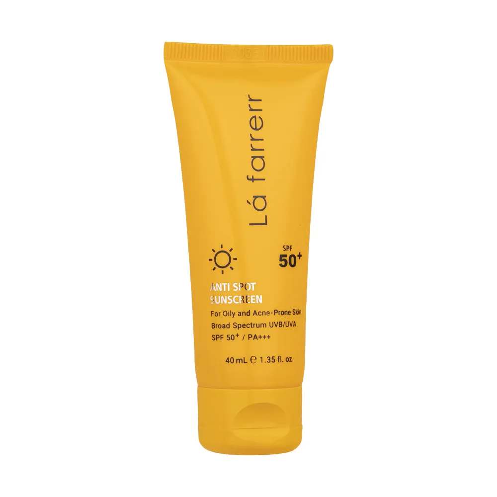 کرم ضدآفتاب و ضدلک بی‌رنگ لافارر مدل SPF50، مناسب پوست‌های چرب، حجم 40 میلی‌لیتر