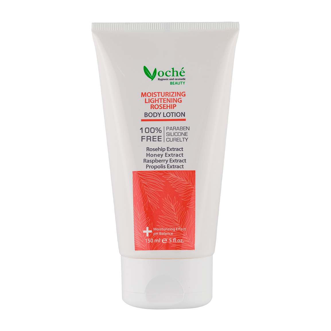لوسیون مرطوب کننده و شفاف کننده بدن مدل Rosehip حجم 150 میلی لیتر