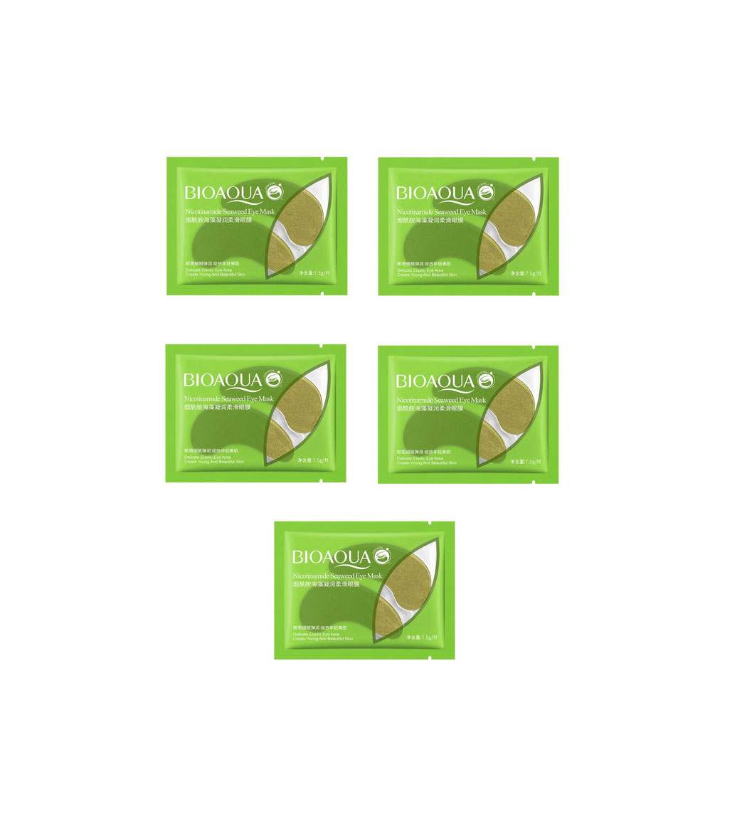 پک 5 عددی ماسک زیر چشم مدل Nicotinamid Seaweed