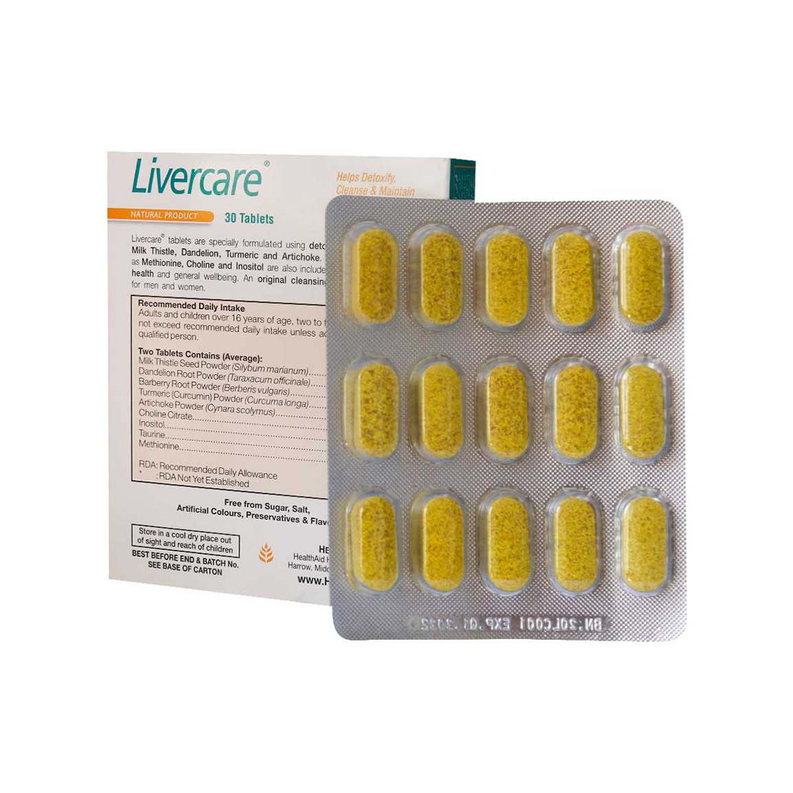 قرص مدل Livercare بسته 30 عددی