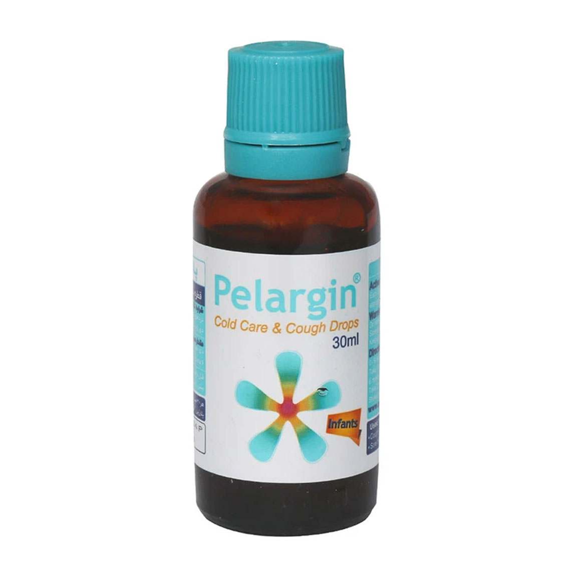 قطره سرما خوردگی و ضد سرفه مدل Pelargin حجم 30 میلی لیتر