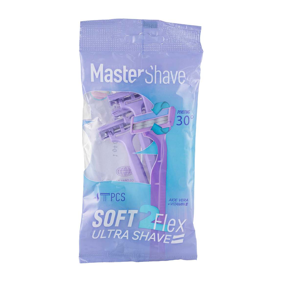 خودتراش 2 لبه مدل Soft 2 بسته 4 عددی