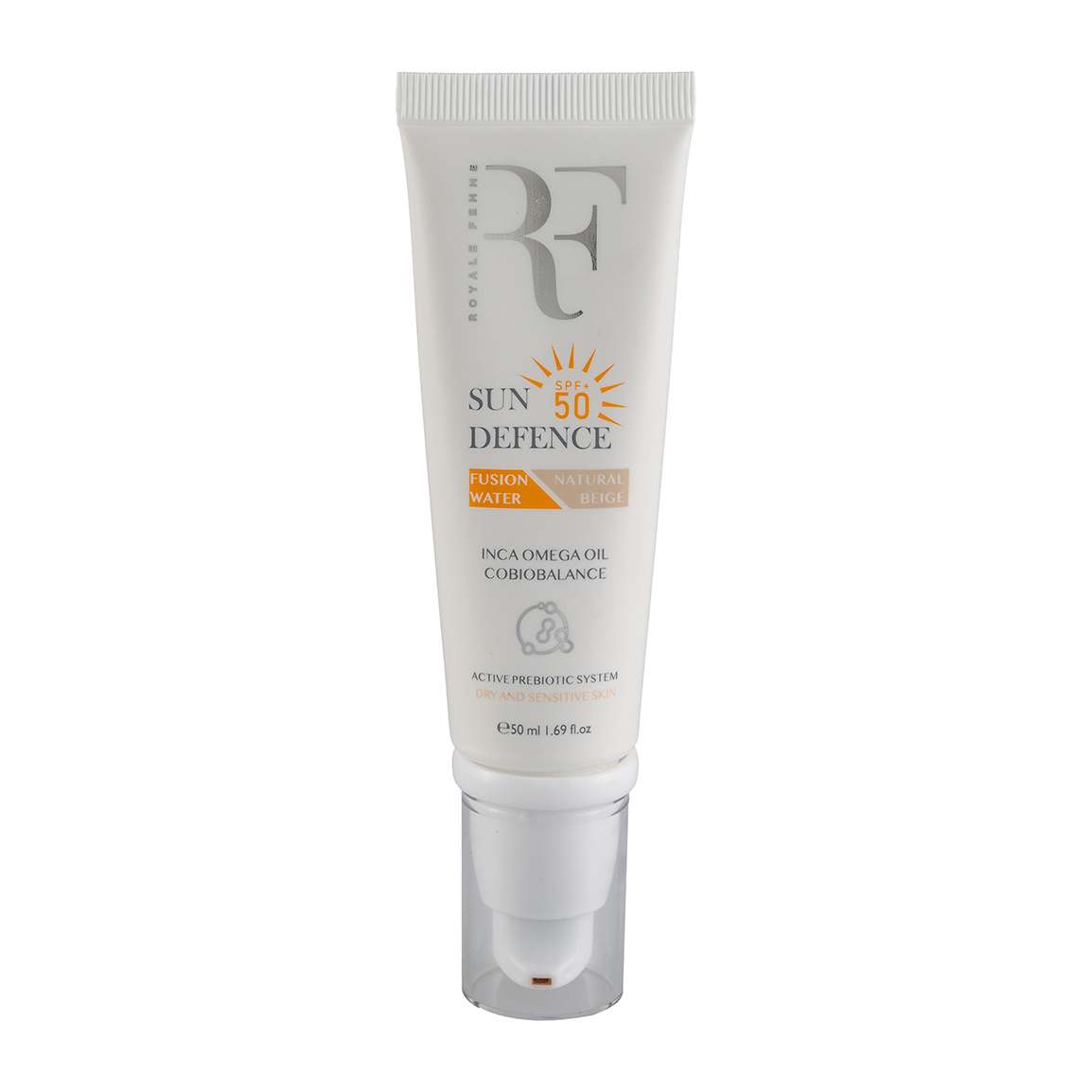 کرم ضد آفتاب رنگی با SPF 50 مناسب پوست خشک و حساس حجم 50 میلی لیتر