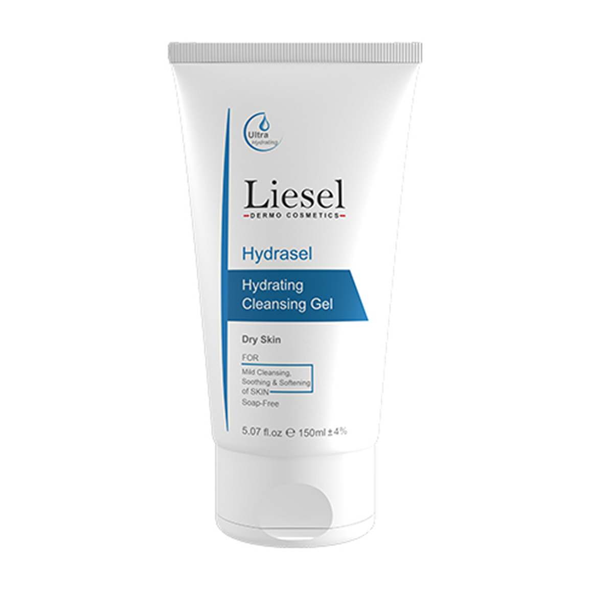 ژل شستشو صورت آبرسان مدل Hydrasel مناسب پوست خشک حجم 150 میلی لیتر