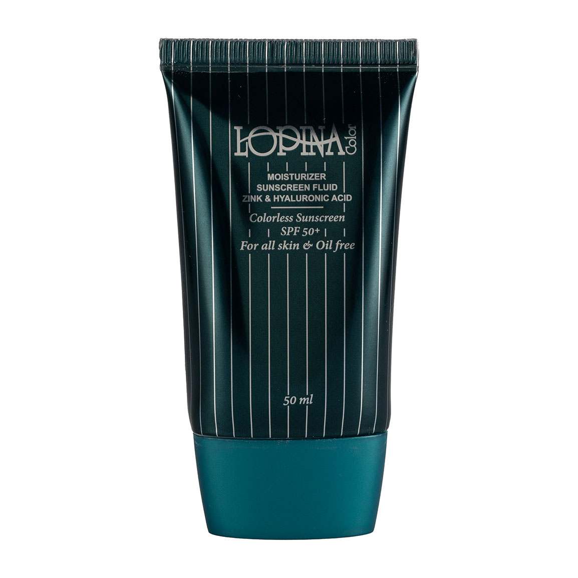 ضد افتاب فلوییدی بی رنگ با SPF50 مناسب انواع پوست حجم 50 میلی لیتر