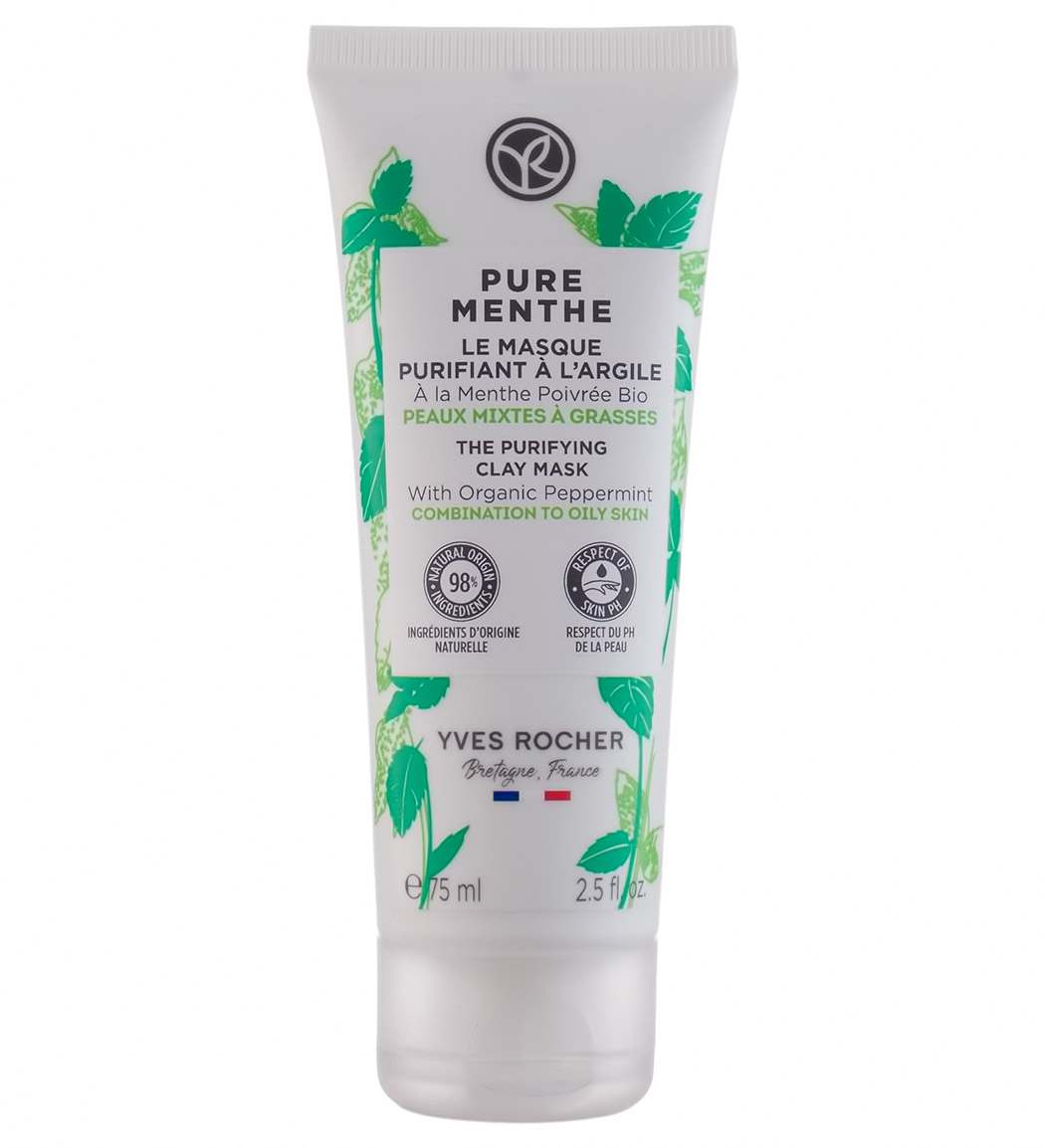 ماسک پاکسازی و تصفیه کننده مدل Pure Menthe مناسب پوست های چرب و دارای آکنه حجم 75 میل