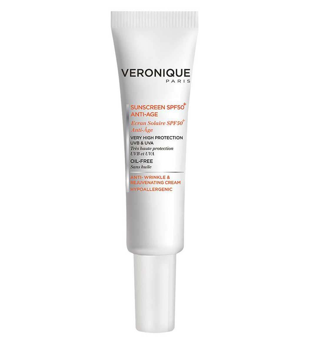 کرم ضد آفتاب و ضد چروک فاقد چربی SPF50 حجم 40 میل