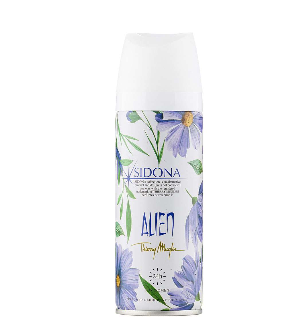 اسپری دئودورانت زنانه مدل Alien حجم 200میل