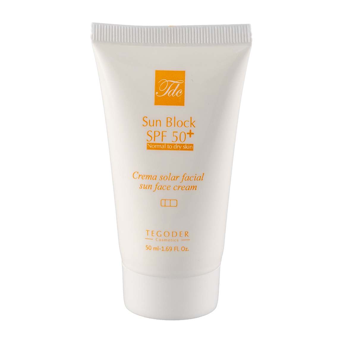 ضد آفتاب بی رنگ با SPF 50 مناسب پوست نرمال تا خشک حجم 50 میلی لیتر