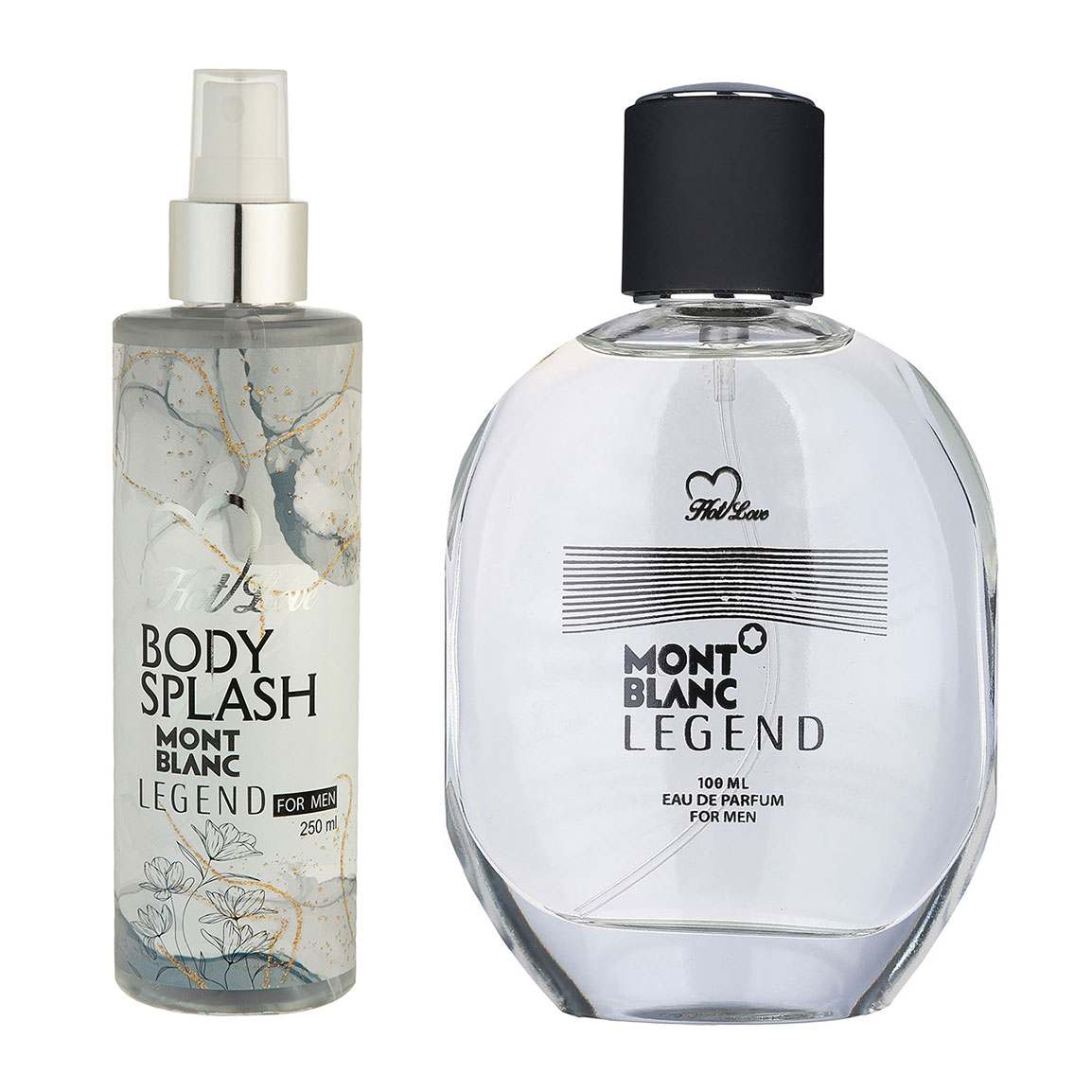 پک هدیه روز مرد 2 عددی شامل بادی اسپلش و ادوپرفیوم مدل Mont Blanc Legend